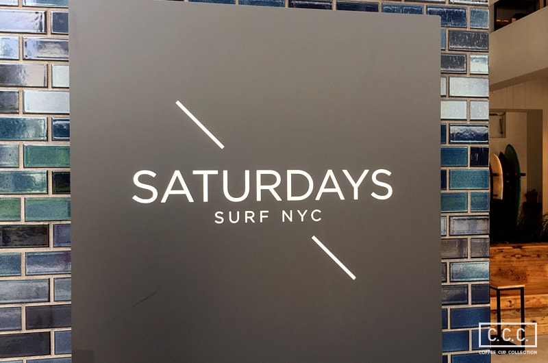 SATURDAYS SURF NYC OSAKAの看板