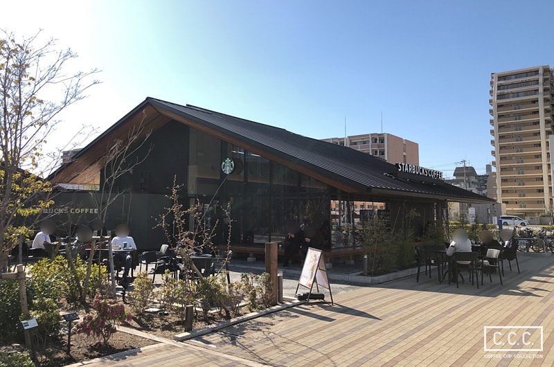 スターバックス コーヒー 堺フェニックス通り 利晶の杜店の外観