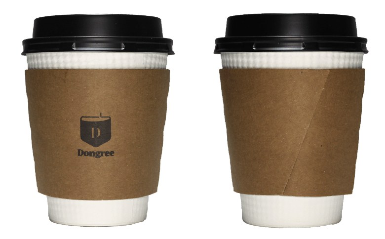 Dongree（ドングリー コーヒースタンドと暮らしの道具店）のテイクアウト用コーヒーカップ