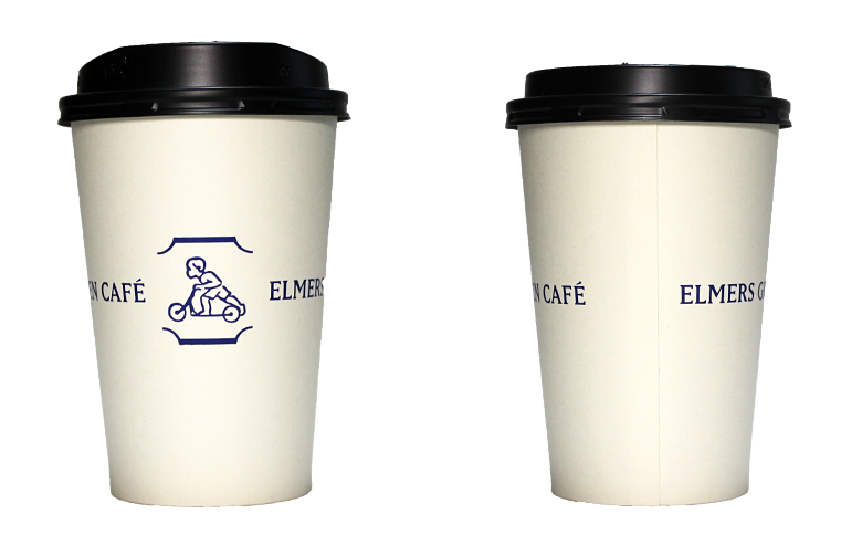 ELMERS GREEN CAFE（エルマーズグリーン カフェ）のテイクアウト用コーヒーカップ