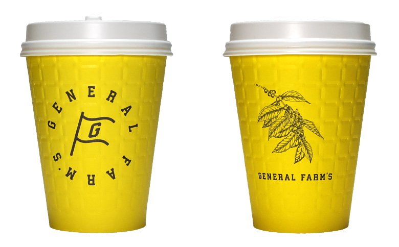 GENERALFARM'S（ジェネラルファームズ）のテイクアウト用コーヒーカップ
