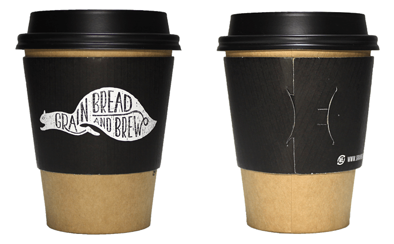 GRAIN BREAD AND BREW（グレイン ブレッド アンド ブリュー）のテイクアウト用コーヒーカップ