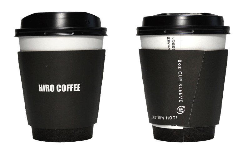 HIRO COFFEE（ヒロコーヒー）のテイクアウト用コーヒーカップ