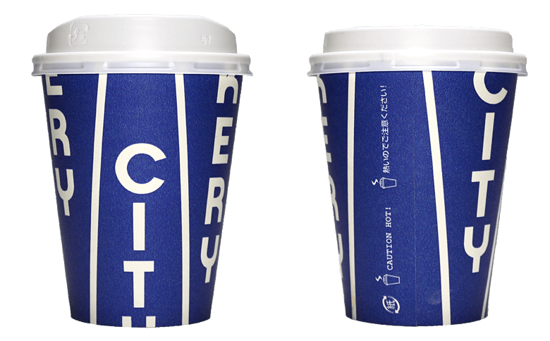 MARUNI COLLECTION @ THE CITY BAKERYのテイクアウト用コーヒーカップ