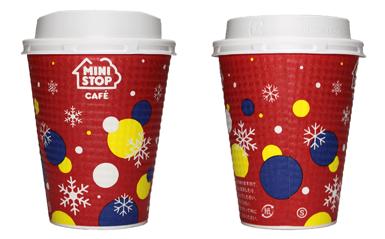 MINISTOP CAFE 2017年クリスマス限定（ミニストップカフェ）のテイクアウト用コーヒーカップ