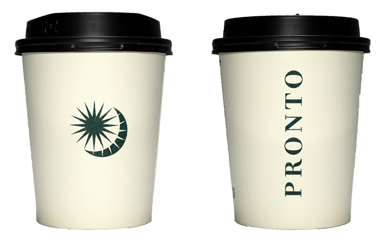 PRONTO 2016年クリスマスシーズン限定（プロント）のテイクアウト用コーヒーカップ