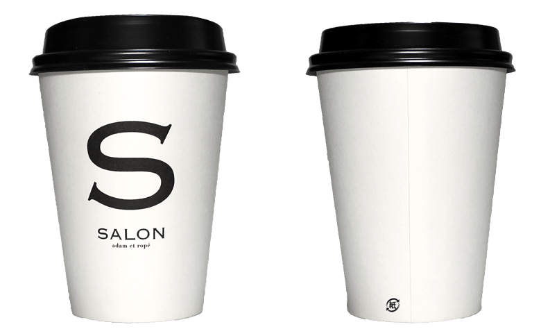 SALON adam et ropé（サロン アダム エ ロペ）のテイクアウト用コーヒーカップ