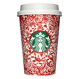 Starbucks Coffee 2016年ホリデーシーズン限定レッドカップ Candy Canes「キャンディケーン」(United States)