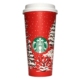 Starbucks Coffee 2016年ホリデーシーズン限定レッドカップ Evergreen Forest「常緑樹林」(United States)