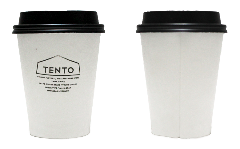 TENTOのテイクアウト用コーヒーカップ