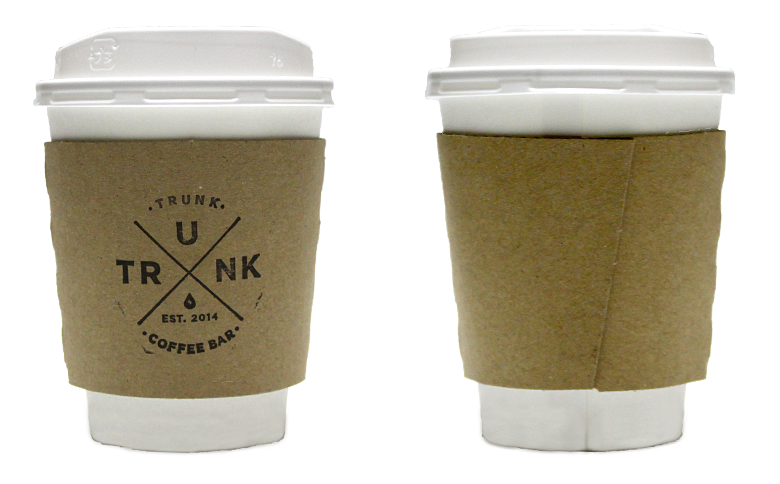 TRUNK COFFEE（トランクコーヒー）のテイクアウト用コーヒーカップ